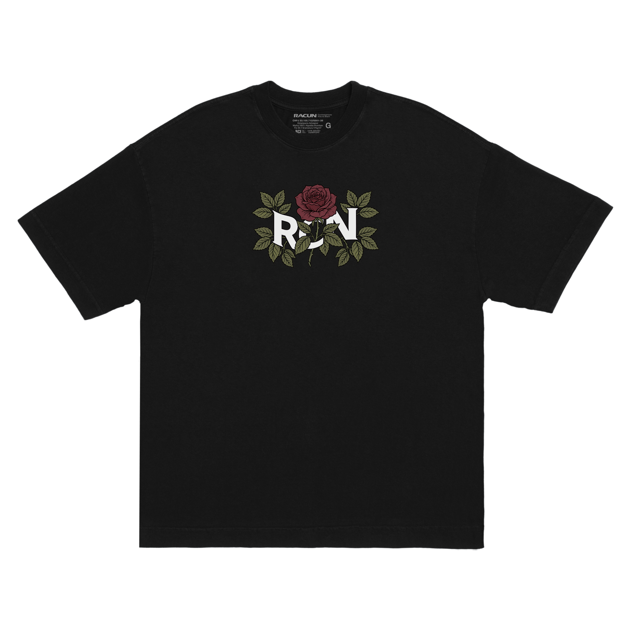 Camiseta Over - Rosa Vermelha